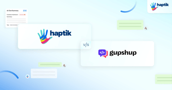 Haptik vs Gupshup